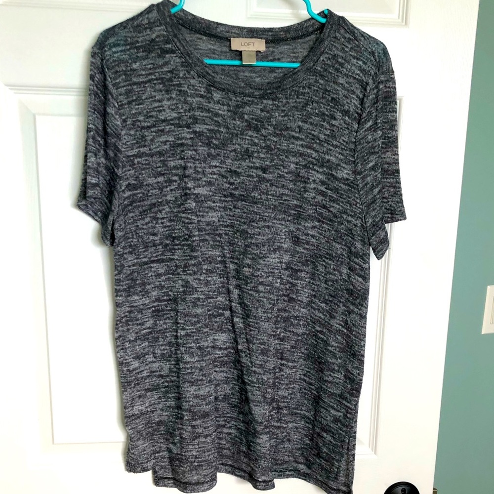 Gray LOFT Top
